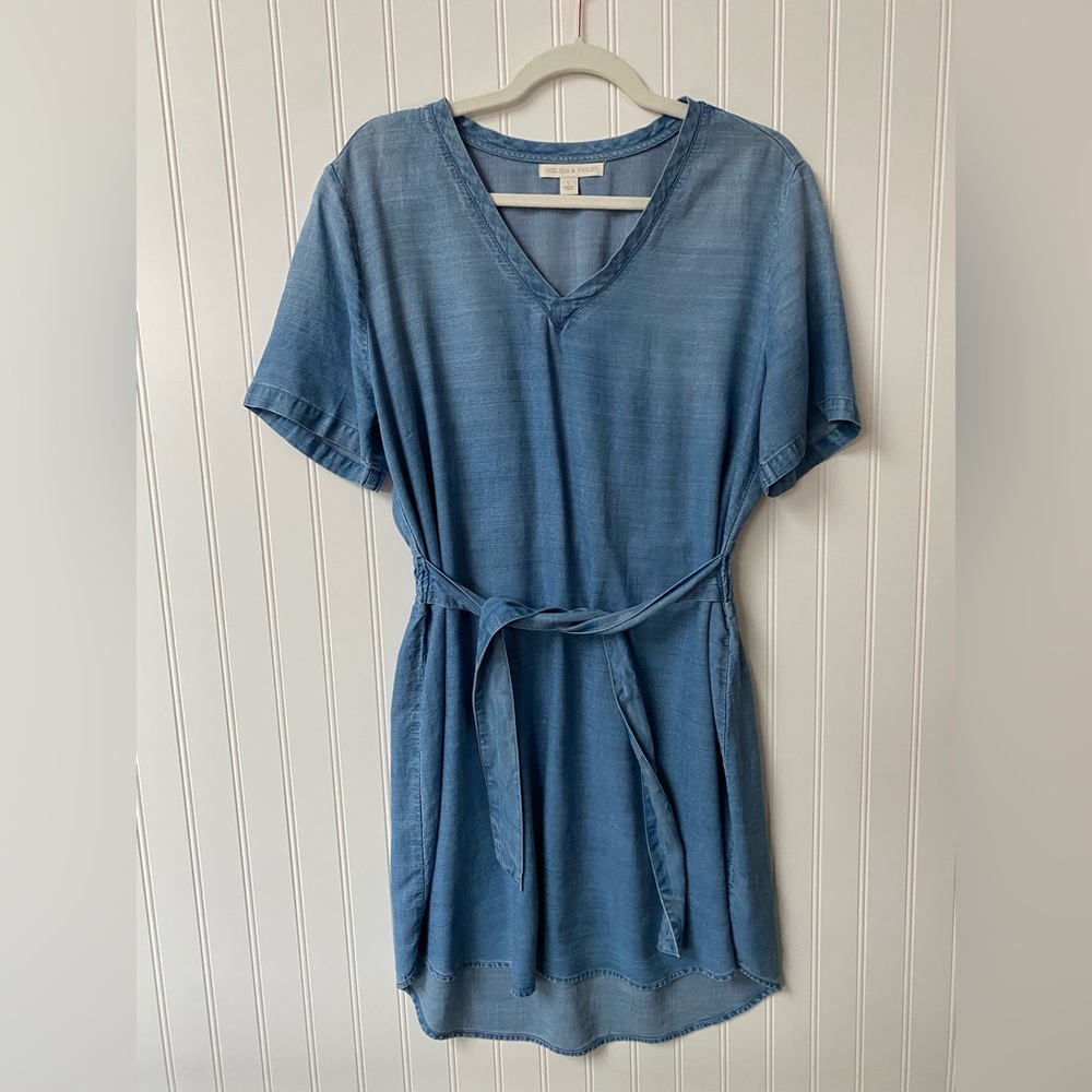 Chelsea and violet denim dress size large